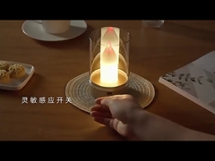 Smart Home Lights Hand Induction Sensor LED Candle Night Light USB Charging Desk Lamp For Restaurant