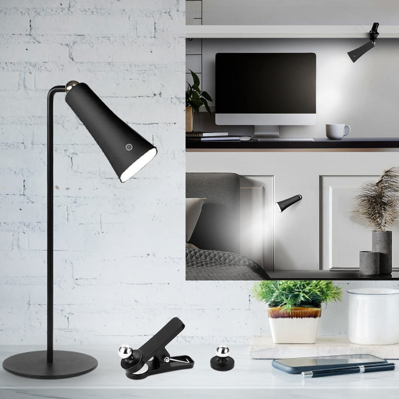 4000k Multifunction LED Touch Magnetic Desk Lamp Reading Clip Light For Outdoor and Indoor