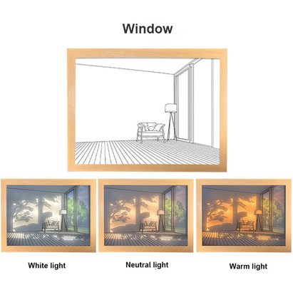 El estilo del Ins como noche de la cabecera del regalo enciende la pintura ligera decorativa del escritorio de Dimmable LED para el hogar de la casa
